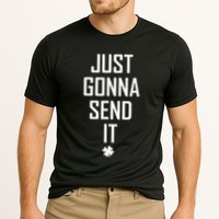Funny Saint Patrick's Day Just Gonna Send It Performance Shirt