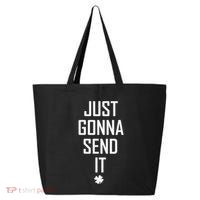 Funny Saint Patrick's Day Just Gonna Send It 25L Jumbo Tote