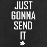 Funny Saint Patrick's Day Just Gonna Send It Microfiber Hand Towel