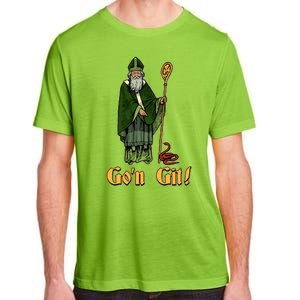 Funny Saint Patricks Day Gon Git Snake Adult ChromaSoft Performance T-Shirt