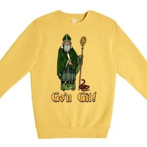 Funny Saint Patricks Day Gon Git Snake Premium Crewneck Sweatshirt