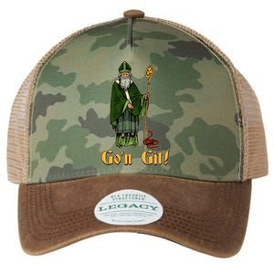 Funny Saint Patricks Day Gon Git Snake Legacy Tie Dye Trucker Hat