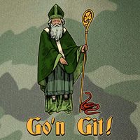 Funny Saint Patricks Day Gon Git Snake Legacy Tie Dye Trucker Hat
