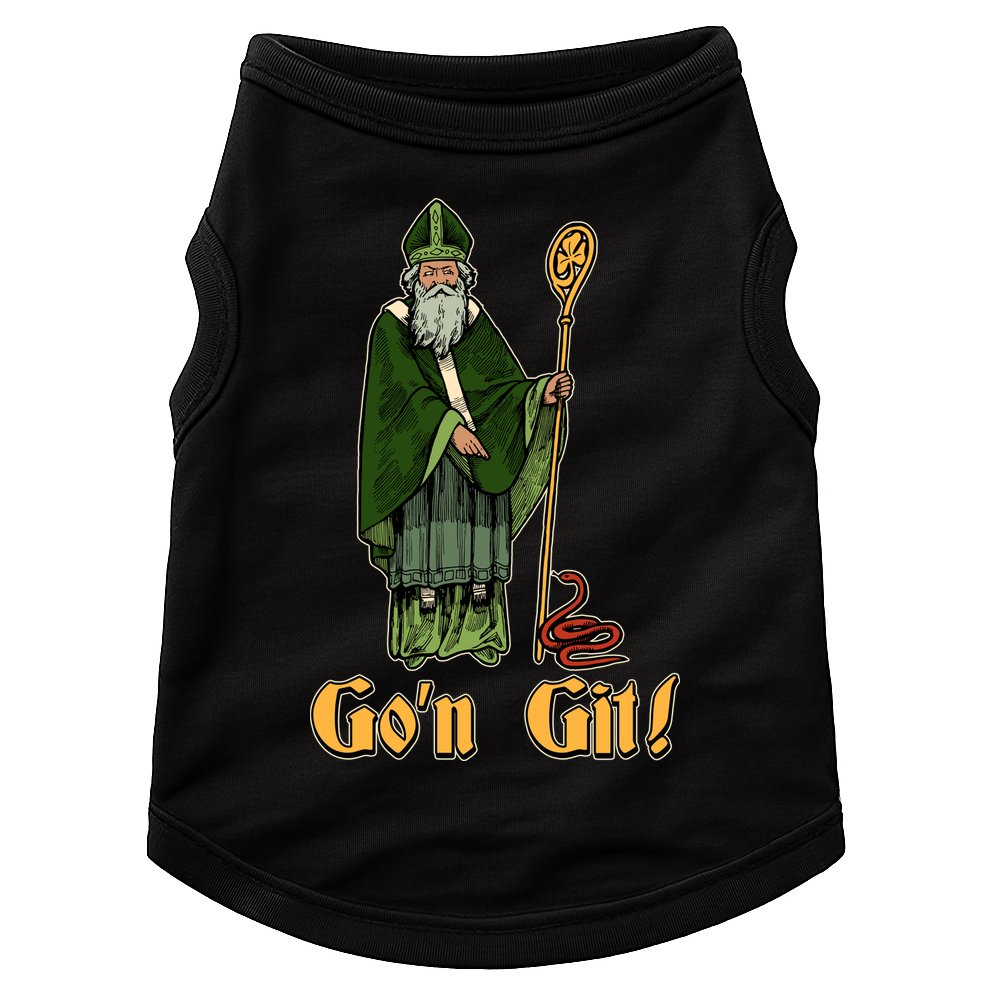 Funny Saint Patricks Day Gon Git Snake Doggie Tank