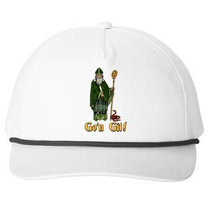 Funny Saint Patricks Day Gon Git Snake Snapback Five-Panel Rope Hat