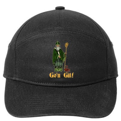 Funny Saint Patricks Day Gon Git Snake 7-Panel Snapback Hat