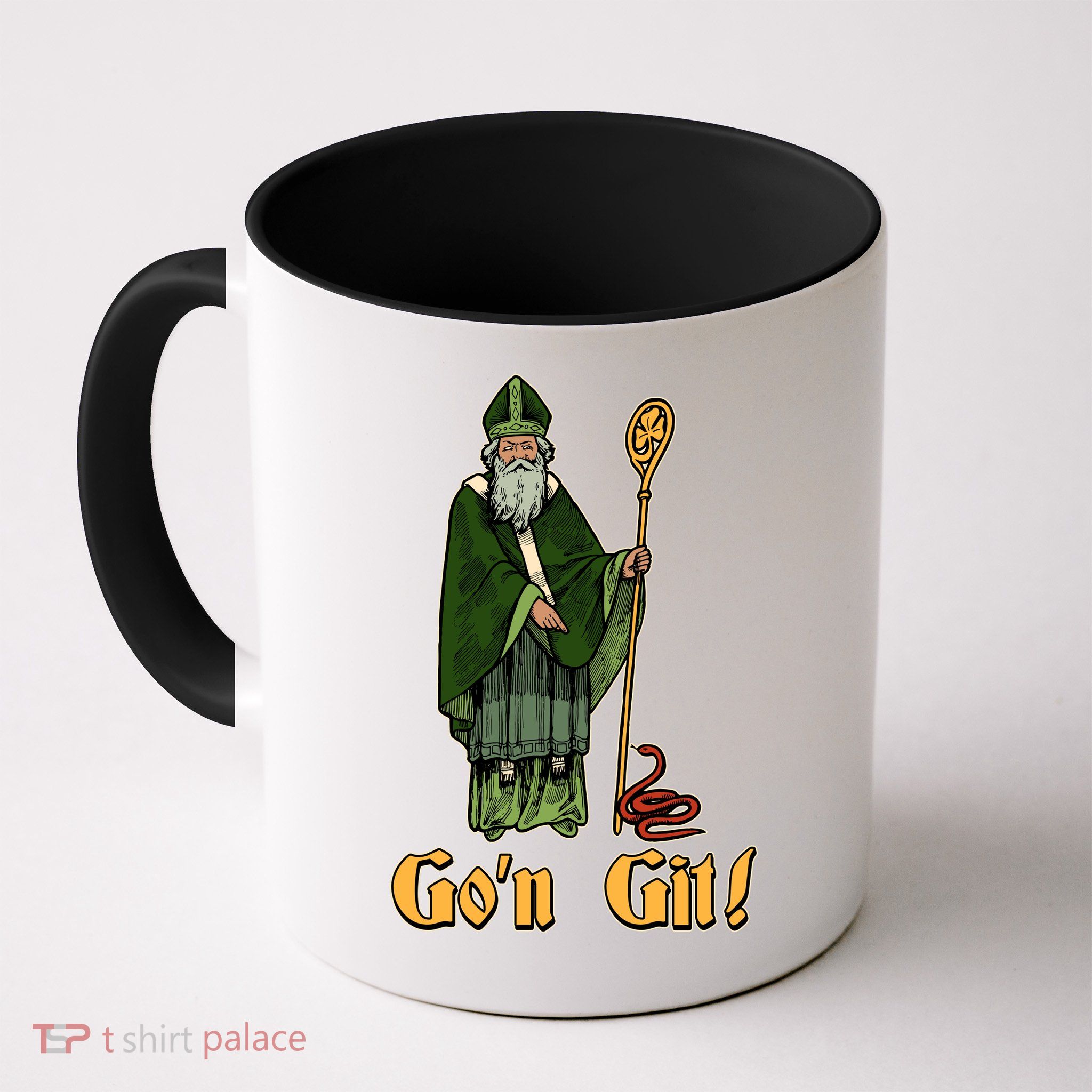 Funny Saint Patricks Day Gon Git Snake Mug