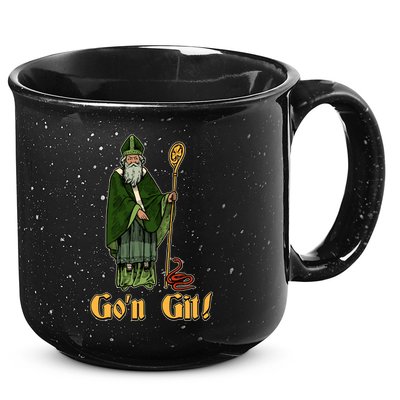 Funny Saint Patricks Day Gon Git Snake 15oz Campfire Ceramic Mug