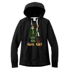 Funny Saint Patricks Day Gon Git Snake Women's Fleece Hoodie