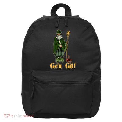 Funny Saint Patricks Day Gon Git Snake 16 in Basic Backpack