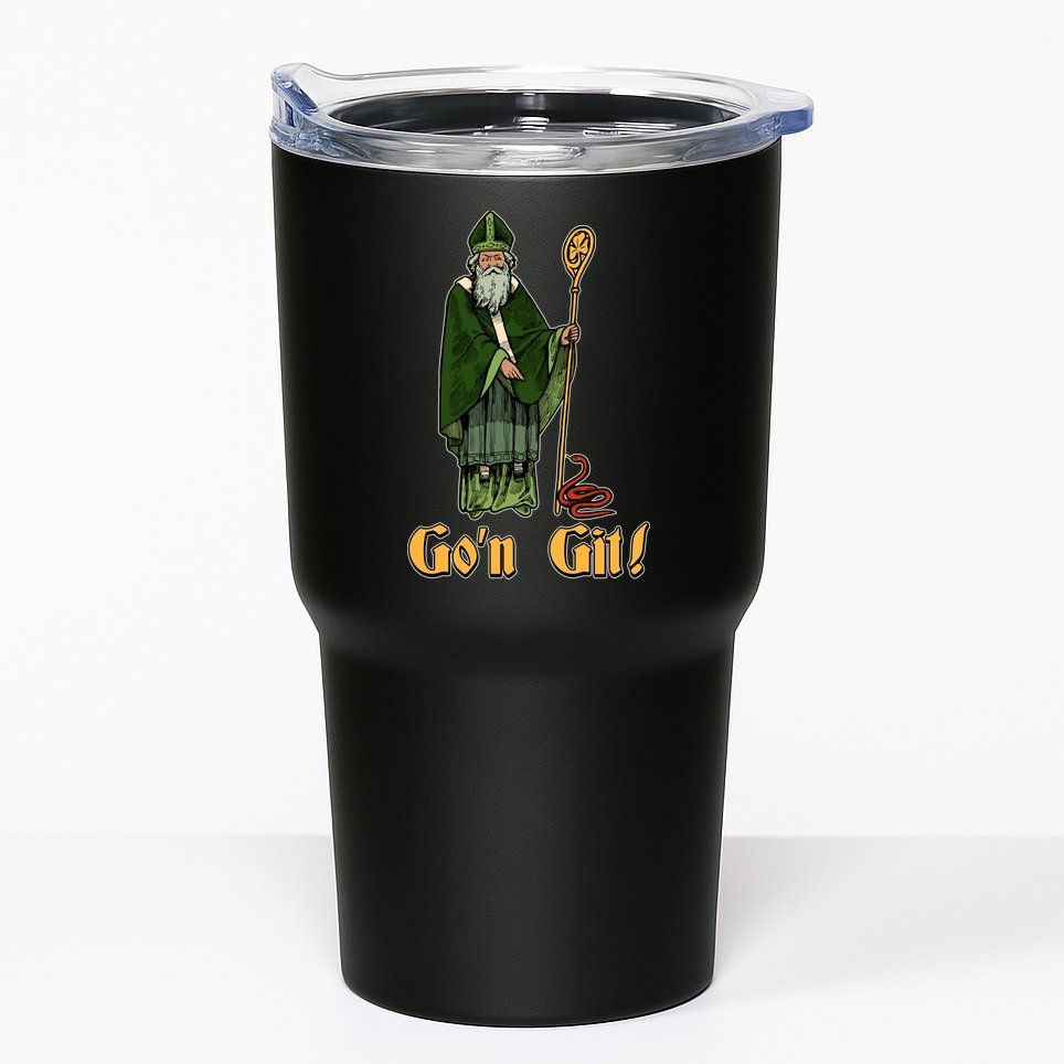 Funny Saint Patricks Day Gon Git Snake Tumbler