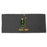 Funny Saint Patricks Day Gon Git Snake Large Microfiber Waffle Golf Towel