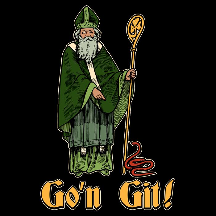 Funny Saint Patricks Day Gon Git Snake Baby Bodysuit