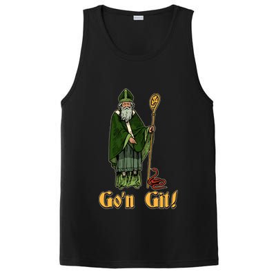 Funny Saint Patricks Day Gon Git Snake PosiCharge Competitor Tank