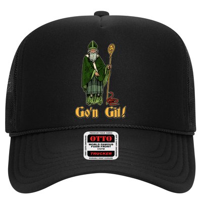 Funny Saint Patricks Day Gon Git Snake Trucker Hat