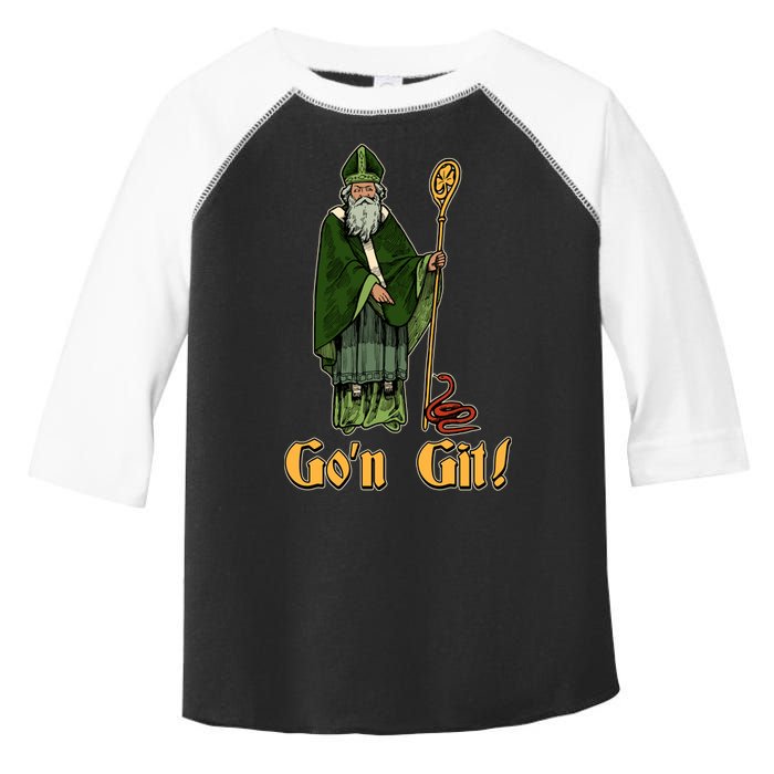 Funny Saint Patricks Day Gon Git Snake Toddler Fine Jersey T-Shirt