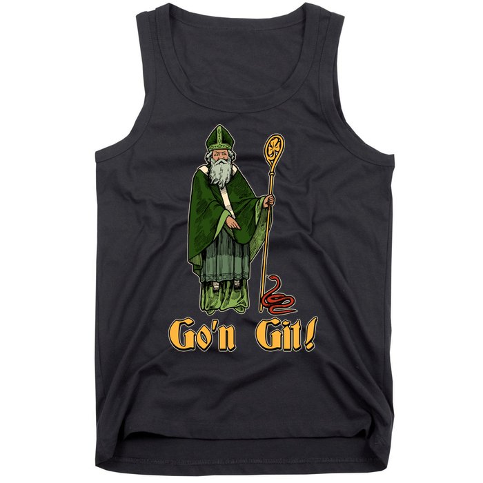 Funny Saint Patricks Day Gon Git Snake Tank Top