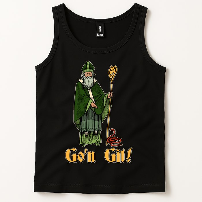 Funny Saint Patricks Day Gon Git Snake Tank Top