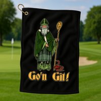 Funny Saint Patricks Day Gon Git Snake Golf Towel