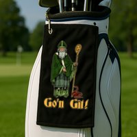 Funny Saint Patricks Day Gon Git Snake Golf Towel