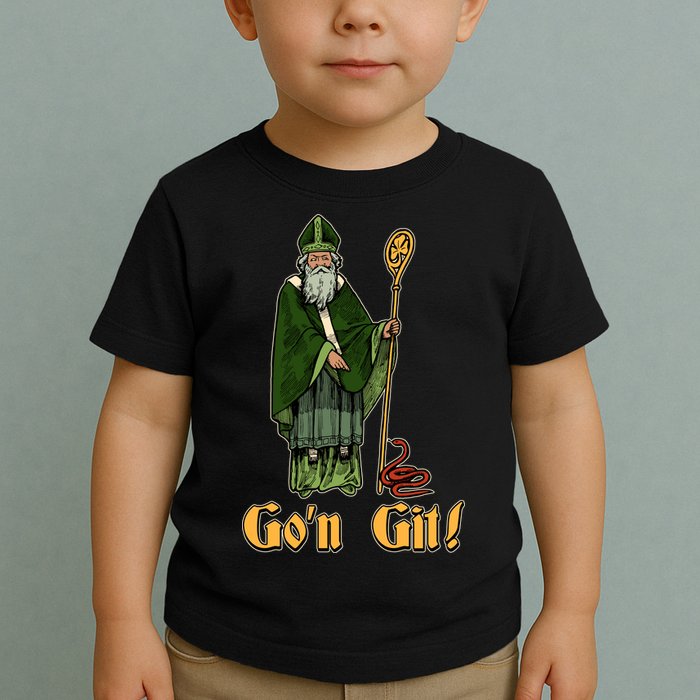 Funny Saint Patricks Day Gon Git Snake Toddler T-Shirt