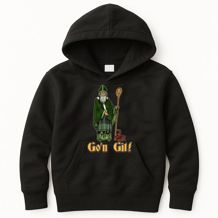 Funny Saint Patricks Day Gon Git Snake Kids Hoodie