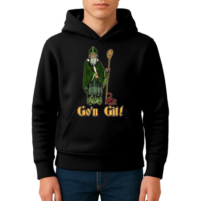 Funny Saint Patricks Day Gon Git Snake Kids Hoodie