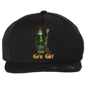 Funny Saint Patricks Day Gon Git Snake Wool Snapback Cap