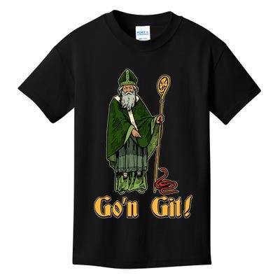 Funny Saint Patricks Day Gon Git Snake Kids T-Shirt