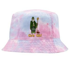 Funny Saint Patricks Day Gon Git Snake Tie-Dyed Bucket Hat