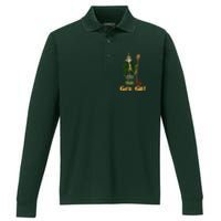 Funny Saint Patricks Day Gon Git Snake Performance Long Sleeve Polo