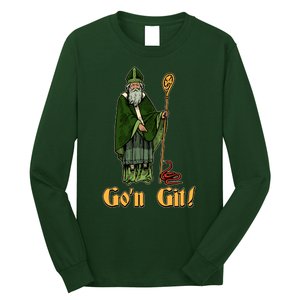 Funny Saint Patricks Day Gon Git Snake Long Sleeve Shirt