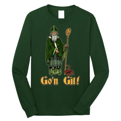 Funny Saint Patricks Day Gon Git Snake Long Sleeve Shirt