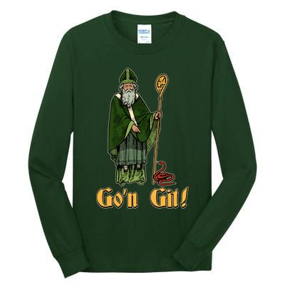 Funny Saint Patricks Day Gon Git Snake Tall Long Sleeve T-Shirt