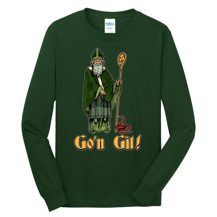 Funny Saint Patricks Day Gon Git Snake Tall Long Sleeve T-Shirt