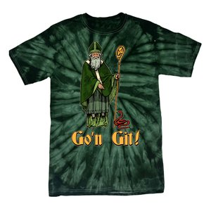 Funny Saint Patricks Day Gon Git Snake Tie-Dye T-Shirt