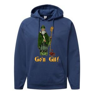 Funny Saint Patricks Day Gon Git Snake Performance Fleece Hoodie