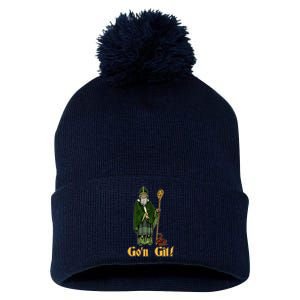 Funny Saint Patricks Day Gon Git Snake Pom Pom 12in Knit Beanie