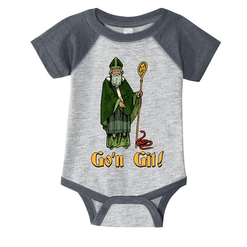 Funny Saint Patricks Day Gon Git Snake Infant Baby Jersey Bodysuit