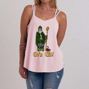 Funny Saint Patricks Day Gon Git Snake Women's Strappy Tank