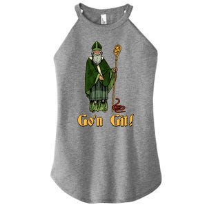 Funny Saint Patricks Day Gon Git Snake Women's Perfect Tri Rocker Tank