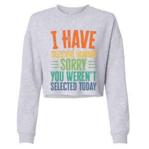 Funny Sayings Print For Sarcastic People Sarcasm Cropped Pullover Crew