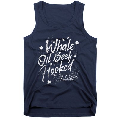 Funny St Patricks Day For Whale Oil Beef Hooked Tank Top