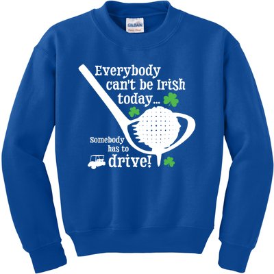 Funny St Patrick Day Golf Lover Ing Quote Irish Gift Kids Sweatshirt