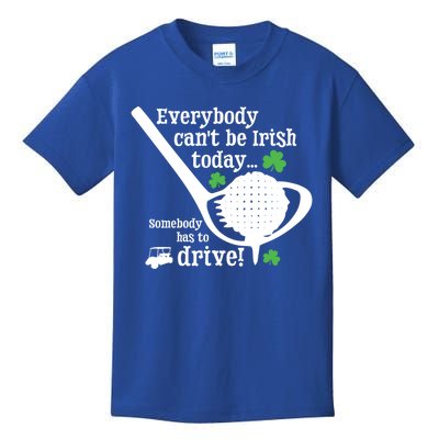 Funny St Patrick Day Golf Lover Ing Quote Irish Gift Kids T-Shirt