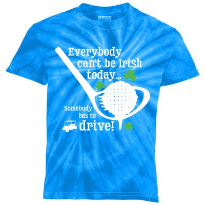 Funny St Patrick Day Golf Lover Ing Quote Irish Gift Kids Tie-Dye T-Shirt