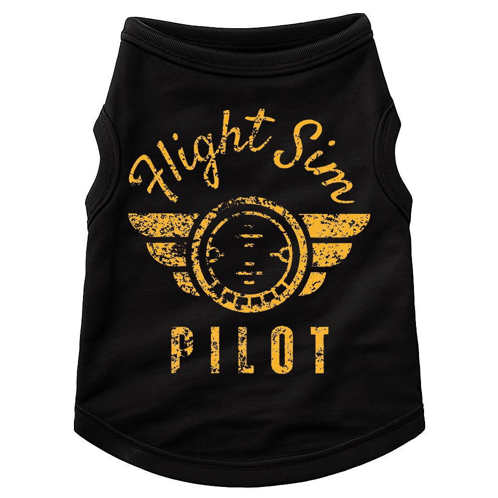 Flight Simulator Pilot Doggie Tank