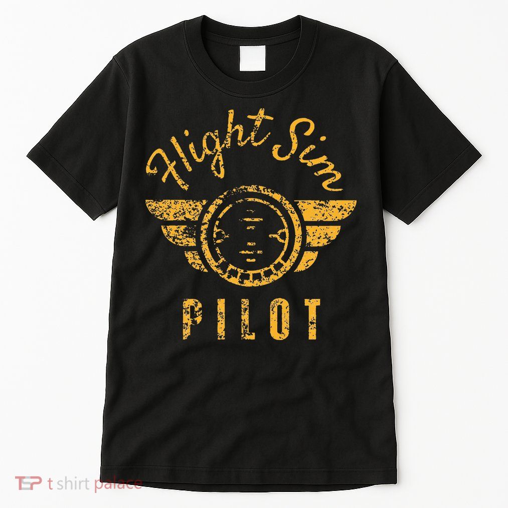 Flight Simulator Pilot Tall T-Shirt