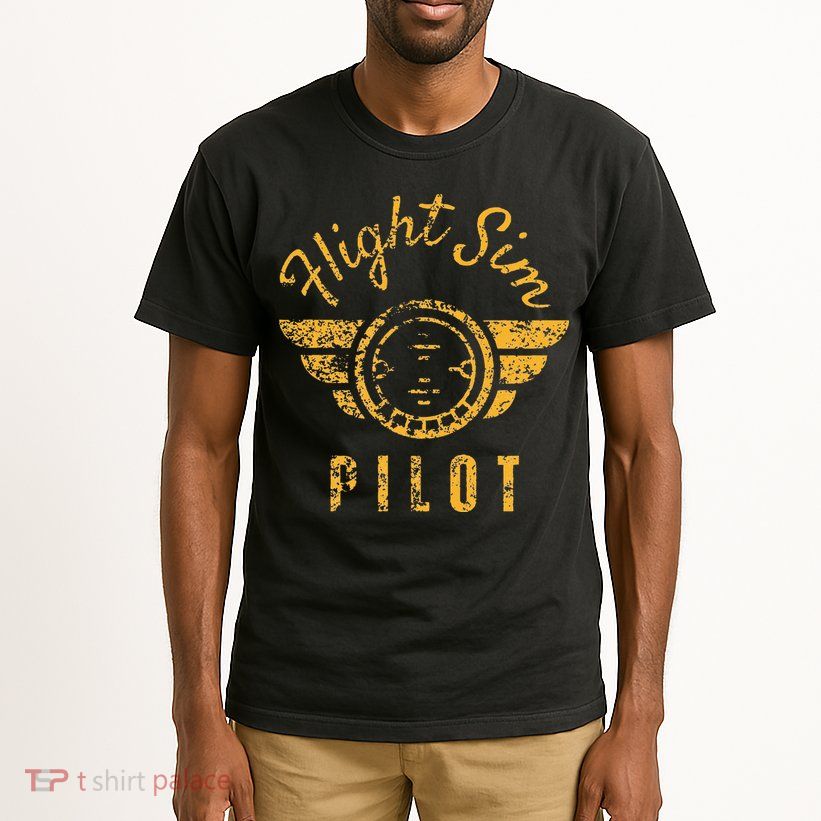 Flight Simulator Pilot Tall T-Shirt