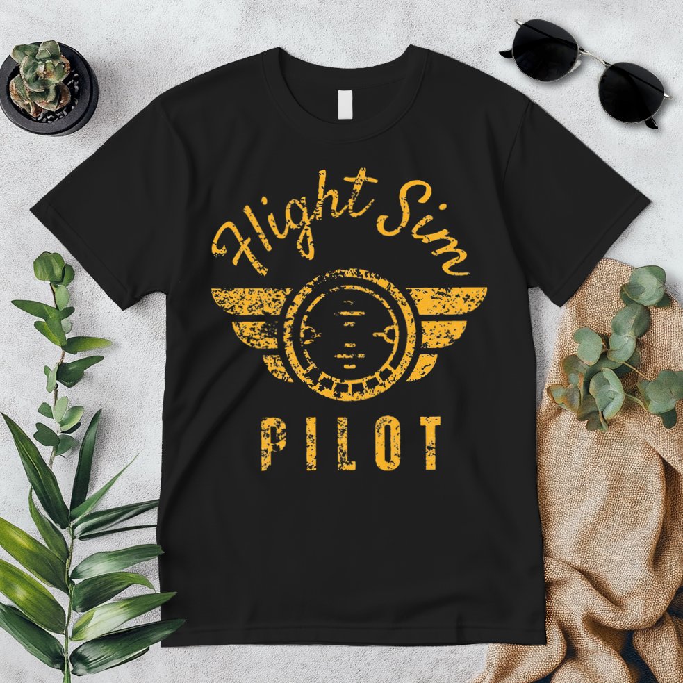 Flight Simulator Pilot Premium T-Shirt